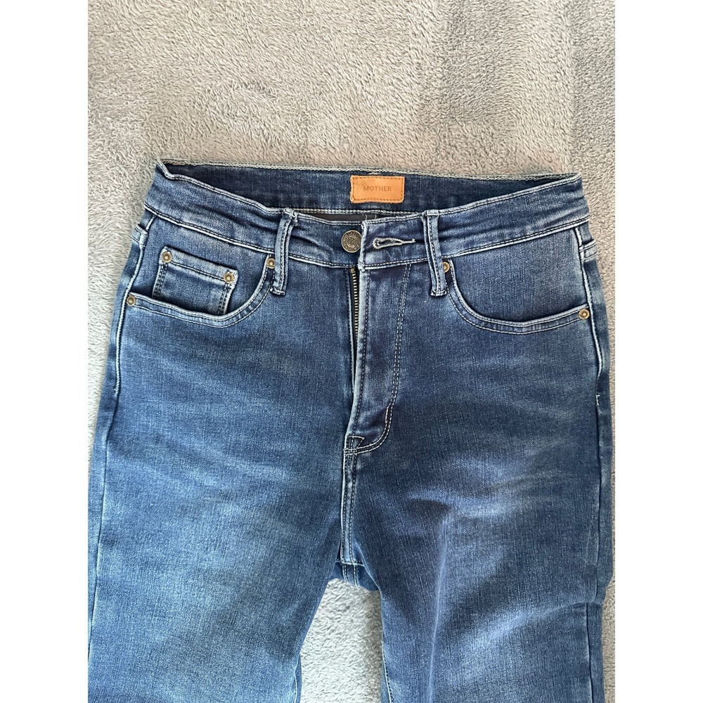 MOTHER The Looker Jeans Womens 26 Blue Excellent - Picture 4 of 8